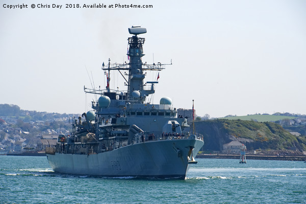 HMS St Albans  Picture Board by Chris Day