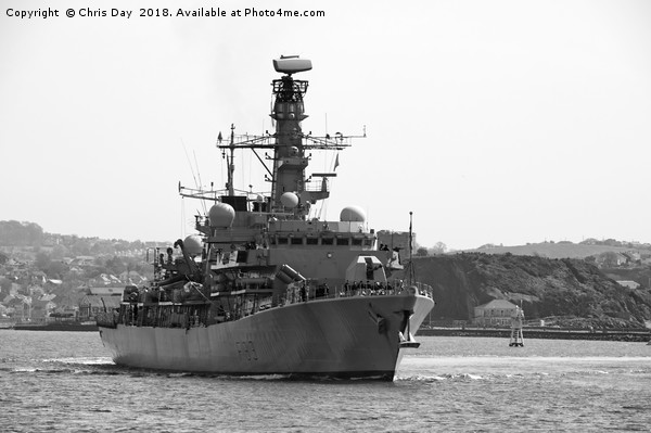 HMS St Albans Picture Board by Chris Day