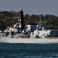 Buy canvas prints of HMS St Albans  by Chris Day
