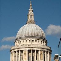 Buy canvas prints of St Pauls Cathedral from the South by Chris Day