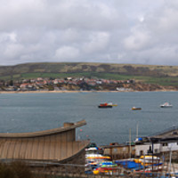 Buy canvas prints of Swanage Bay by Chris Day