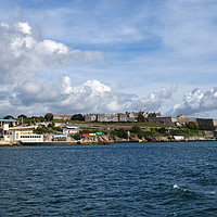 Buy canvas prints of Plymouth Hoe and the Royal Citadel by Chris Day
