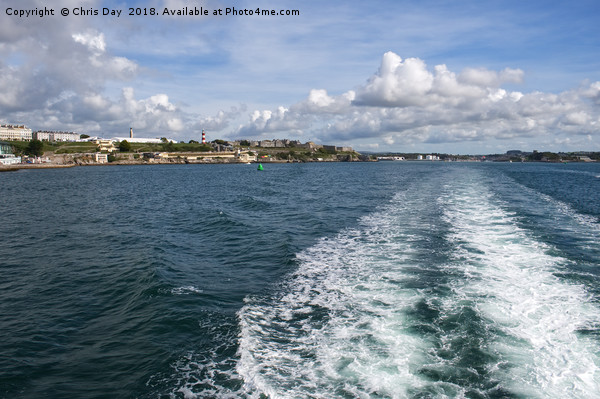 Boat Trip on Plymouth Sound Picture Board by Chris Day