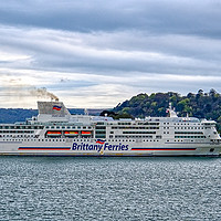 Buy canvas prints of Brittany Ferries Pont Avon by Chris Day