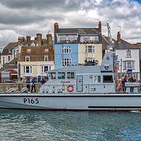 Buy canvas prints of HMS Example by Chris Day