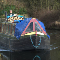 Buy canvas prints of Narrowboat by Chris Day