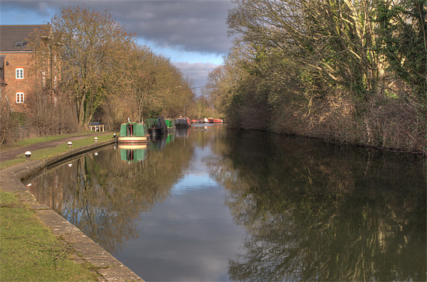 Grand Union Canal Rickmansworth Picture Board by Chris Day