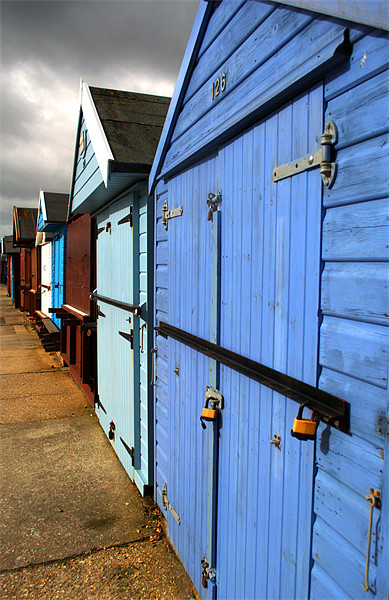 Highcliffe huts Picture Board by Chris Day