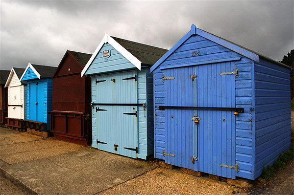 Highcliffe huts 2 Picture Board by Chris Day