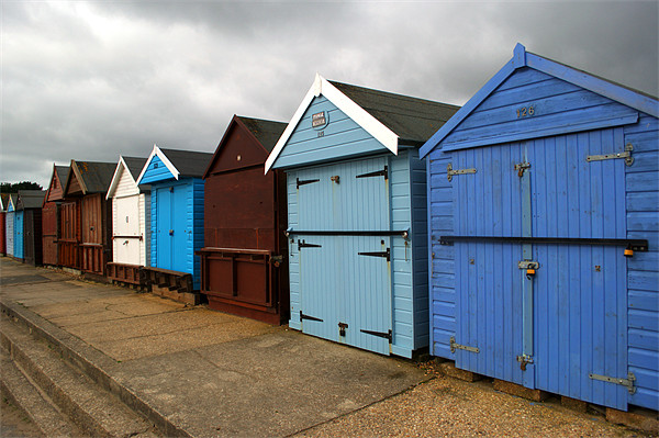 Highcliffe huts 3 Picture Board by Chris Day