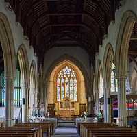 Buy canvas prints of All Saints Marlow by Chris Day