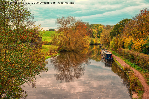 Autumn by Stockers Lock Picture Board by Chris Day