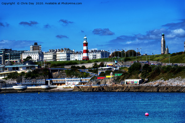 Plymouth Hoe  Picture Board by Chris Day