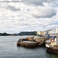 Buy canvas prints of West Hoe foreshore by Chris Day