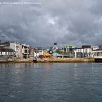 Buy canvas prints of The Barbican Sutton harbour and Plymouth by Chris Day
