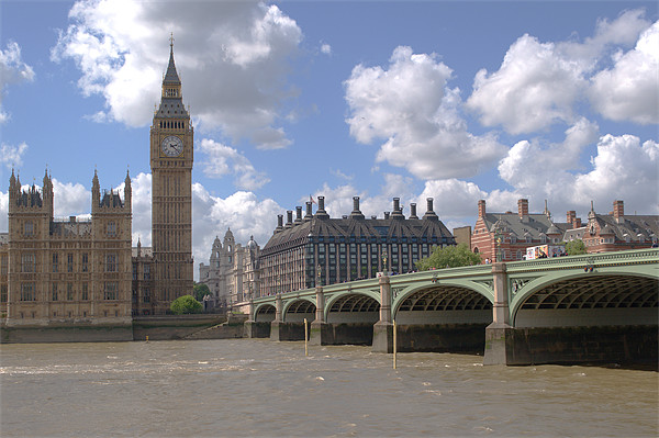 Westminster bridge Picture Board by Chris Day