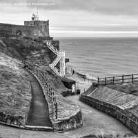 Buy canvas prints of Jacobs Ladder Sidmouth by Chris Day