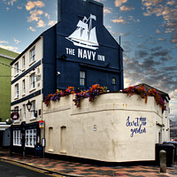 Buy canvas prints of The Navy Inn by Chris Day
