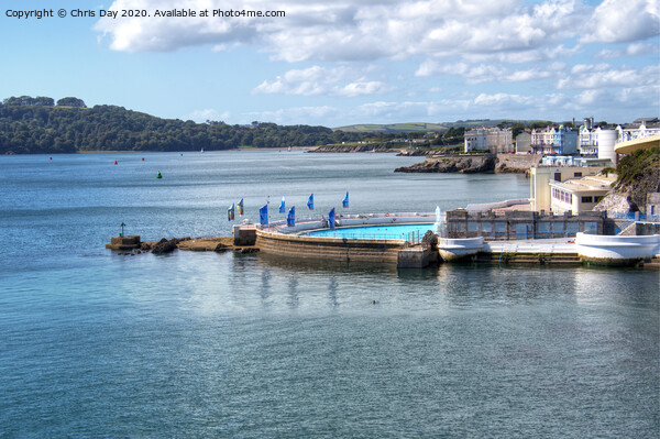 Tinside Lido and Foreshore Picture Board by Chris Day