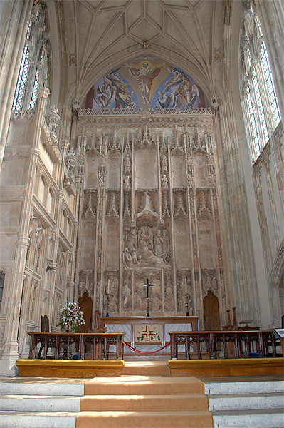 Christchurch Priory High Altar Picture Board by Chris Day