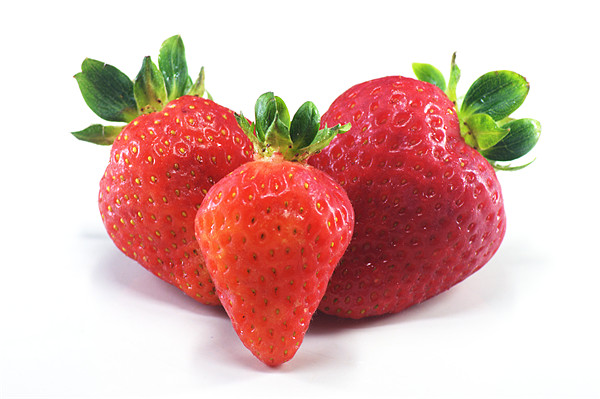Three Strawberries Picture Board by Chris Day