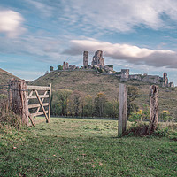 Buy canvas prints of Castle on the Hill by Laurence Bigsby