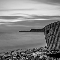 Buy canvas prints of The Lonely Pillbox by Laurence Bigsby