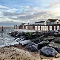 Buy canvas prints of Southwold Pier by Laurence Bigsby