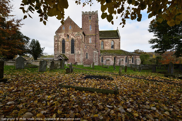 'Autumn Whispers at Dore Abbey' Picture Board by Philip Veale