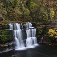 Buy canvas prints of Sgwd y Pannwr in Autumn. by Philip Veale