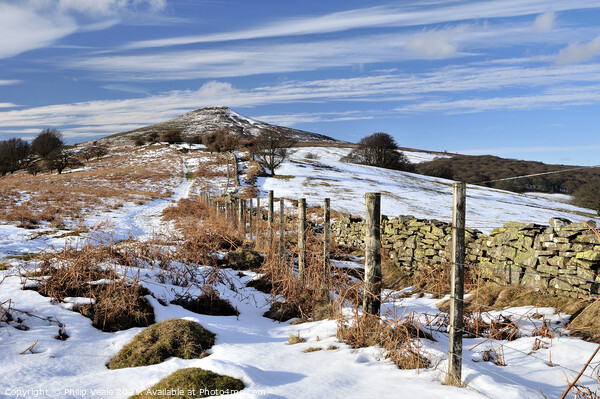 Sugar Loaf Mountain in Winter Embrace. Picture Board by Philip Veale