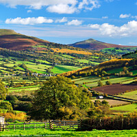 Buy canvas prints of Sugar Loaf, Pen Cerrig Calch and Table Mountain. by Philip Veale