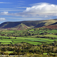 Buy canvas prints of Black Mountains in Autumn's Embrace. by Philip Veale