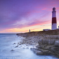 Buy canvas prints of Portland Bill Lighthouse at Sunset. by Philip Veale