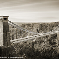 Buy canvas prints of Clifton Suspension Bridge at Daybreak. by Philip Veale