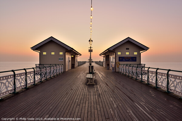 Penarth Pier at Sunrise. Picture Board by Philip Veale