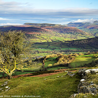 Buy canvas prints of Black Mountains at dawn from the Moors. by Philip Veale