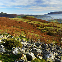 Buy canvas prints of Sugarloaf and Table Mountains Autumn Glory. by Philip Veale