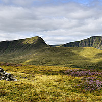 Buy canvas prints of Brecon Beacons Peaks in Summer. by Philip Veale