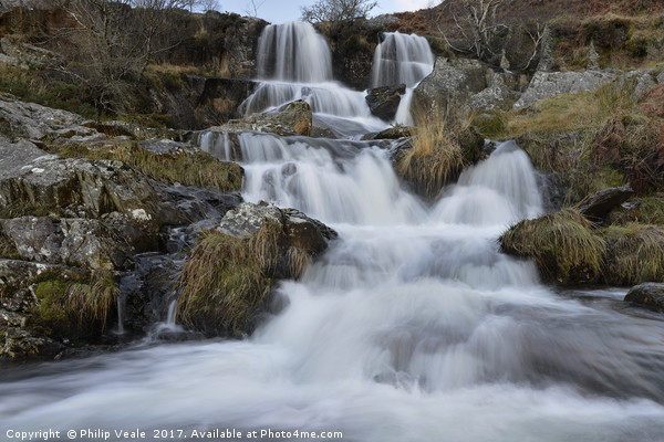Serenity of Nant Gwynllyn Falls Picture Board by Philip Veale
