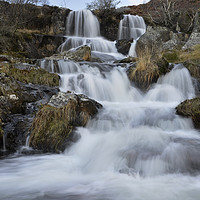 Buy canvas prints of Serenity of Nant Gwynllyn Falls by Philip Veale
