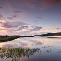 Buy canvas prints of Keepers Pond Blaenavon at Sunset. by Philip Veale