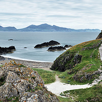 Buy canvas prints of Ty Mawr Lighthouse on Llanddwyn Island, Anglesey. by Philip Veale