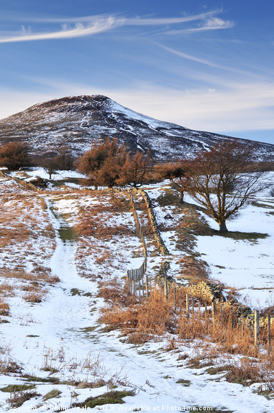 Sugar Loaf Abergavenny in Winter's Embrace. Picture Board by Philip Veale