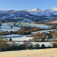 Buy canvas prints of Brecon Beacons as Winter Dawn's by Philip Veale