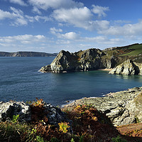 Buy canvas prints of Prawle Point’s Hidden Gem: Maceley Cove by Philip Veale