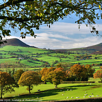 Buy canvas prints of Sugar Loaf and Skirrid Mountains Autumn Shades. by Philip Veale
