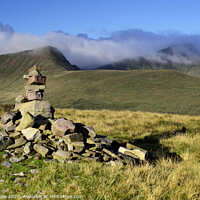 Buy canvas prints of Cloud-Crowned Peaks of Brecon Beacons by Philip Veale