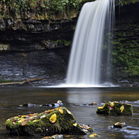 Buy canvas prints of Sgwd Gwladus or Lady Falls in Autumn. by Philip Veale