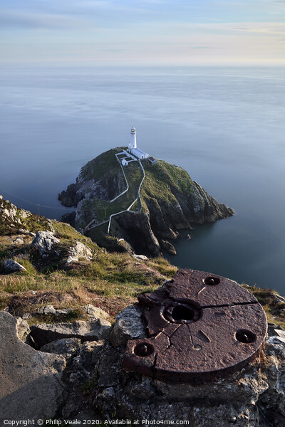 South Stack Lighthouse, Beacon of Anglesey. Picture Board by Philip Veale